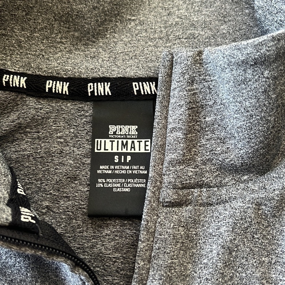 PINK small quarter zip pullover - Picture 2 of 5